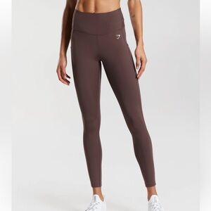 Gymshark Pocket Leggings Chocolate Brown